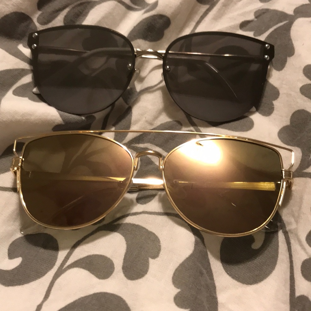 Cat-eye sunglasses bundle